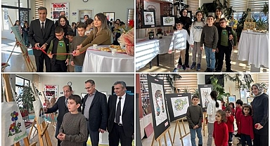 Erzurum’da özel öğrencilerden anlamlı sergi