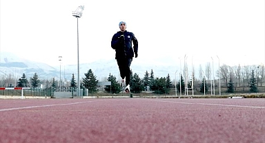 Erzurumlu milli atlet şampiyonalara hazırlanıyor