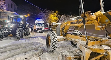 Hasta almaya giderken mahsur kaldı