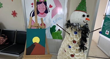 Hastaların ürünleri sergilendi