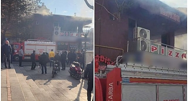 İş yeri yangını paniğe yol açtı!