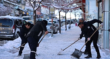Kar timleri sahada: Erzurum kışa hazır