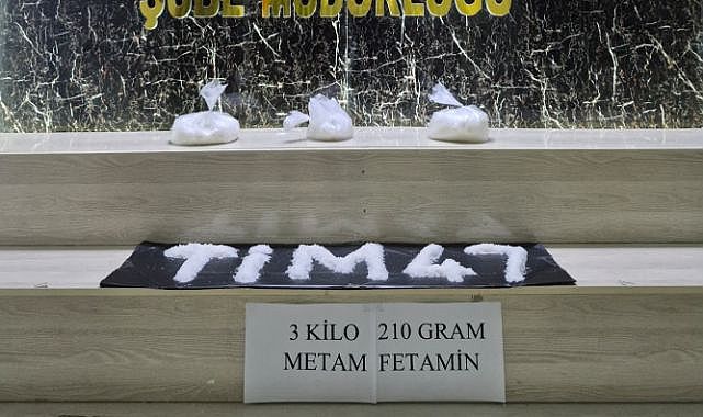 Kilolarca metamfetamin ele geçirildi
