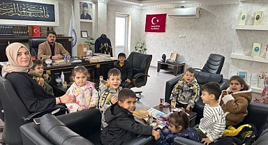 Kuran Kursu öğrencilerinden örnek hareket