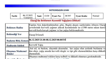 Meteorolojiden 5 il için kuvvetli yağış uyarısı