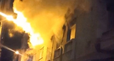 Metruk binada çıkan yangın mahalleliyi korkuttu!