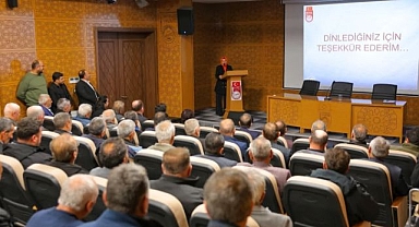 Muhtarlara bilgilendirme toplantısı