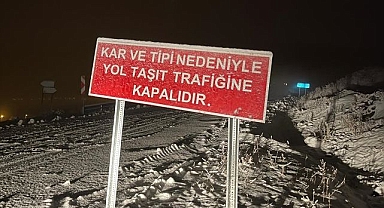 O yol kış boyunca ulaşıma kapatıldı!