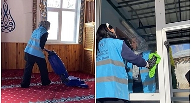 Gönüllülerden örnek davranış