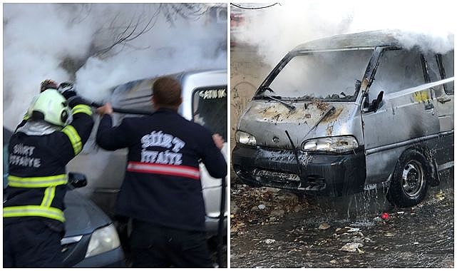 Park halindeyken alevlere teslim oldu