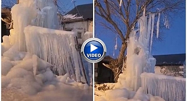 Patladığı gibi buz tuttu! 