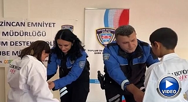 Polisten çocuklara sürpriz hediye