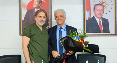 Başhekimlikte devir teslim töreni: Eroğlu göreve başladı