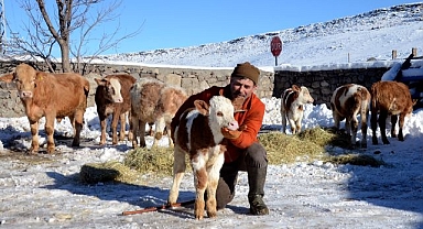 Sıfırın altında 10 derecede zorlu mesai
