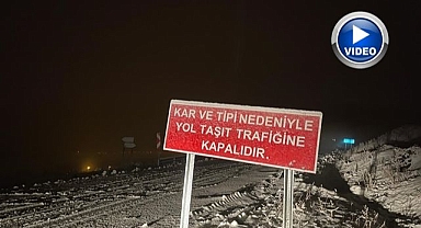  Sürücüler kışın bu yolu kullanamayacak!