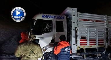 Tipi nedeniyle araçlar yolda kaldı