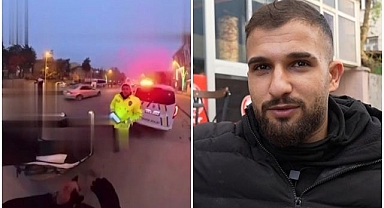 Trafik polisinden yürek ısıtan davranış