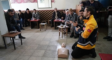 Uzak köylere ilk yardım eğitimi