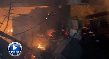 Yangın bölgesine ulaşım güçlükle sağlandı