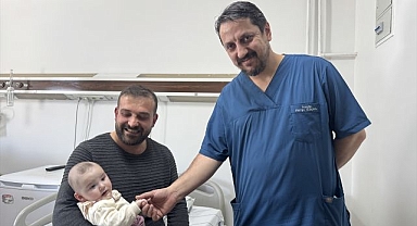 3 aylık bebek Erzurum'da yeniden hayata tutundu