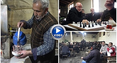 40 yıllık çay evinde kağıt yerine satranç oynanıyor