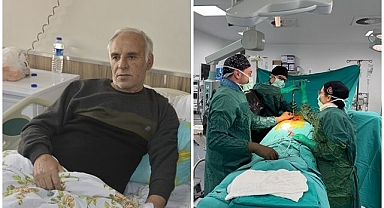 Bir ilki gerçekleştirdiler! Yaşlı adam sağlığına kavuştu