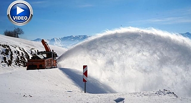 Çığ riskine rağmen aralıksız mücadele!