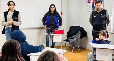 Çocuklara afet farkındalık eğitimi