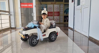 Çocukların ameliyathaneye giden yolu oyunla başlıyor