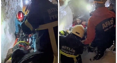 Damda kar temizlerken üzerlerine çığ düştü 