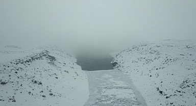 Donan Baraj  sisle kaplandı