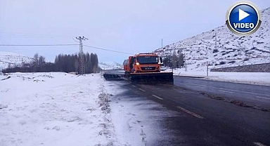 Ekipler karlı yollar için seferber oldu