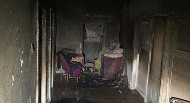 Engelli kız çıkan yangında can verdi!