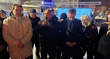 Erzurum’da 10 Ocak Çalışan Gazeteciler Günü havai fişeklerle kutlandı