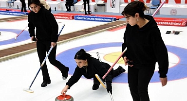 Erzurum'da curling heyecanı sona erdi