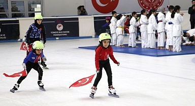 Erzurum'da kış spor okullarının açılışı yapıldı