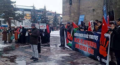 Erzurum'da sağlıkçılar Gazze için 115 haftadır sokaktalar! 