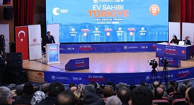 Erzurum'da TOKİ kuraları çekiliyor