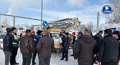 Erzurum'da yolda kalan sürücülere sıcak ikram   
