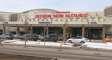 Erzurum Şehir Hastanesi’nde bir otopark geçici olarak kapatıldı