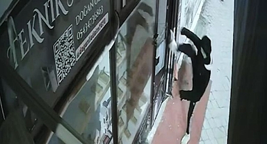 Hırsızlığı güvenlik kameraları ele verdi!