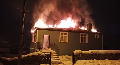 İmamın evi alev alev yandı! Ekipler seferber oldu