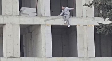 İnşaatta intihar girişimi!