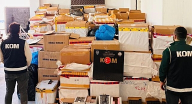 Kaçakçılık operasyonu: 300 milyon TL'lik ürün ele geçildi