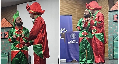 Karagöz ve Hacivat proje kapsamında öğrencilerle buluştu