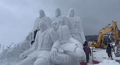 Kardan heykeller tamamlandı