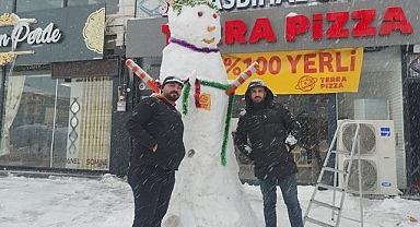 Karı eğlenceye çevirdiler