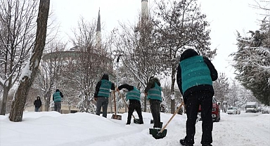 Karla mücadeleye yükümlülerden destek