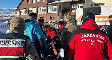 Kayak pistinde kaza! JAK ve UMKE seferber oldu
