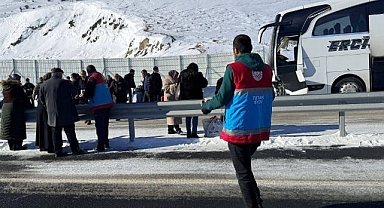 Kazazedelere çorba ikramı   